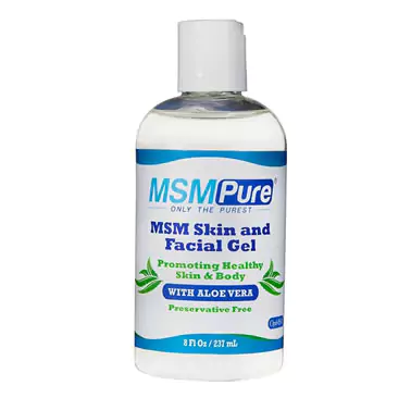 MSM Gel with Organic Aloe for Wrinkles, Collagen, and Acne